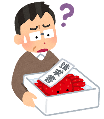 身に覚えがない届け物